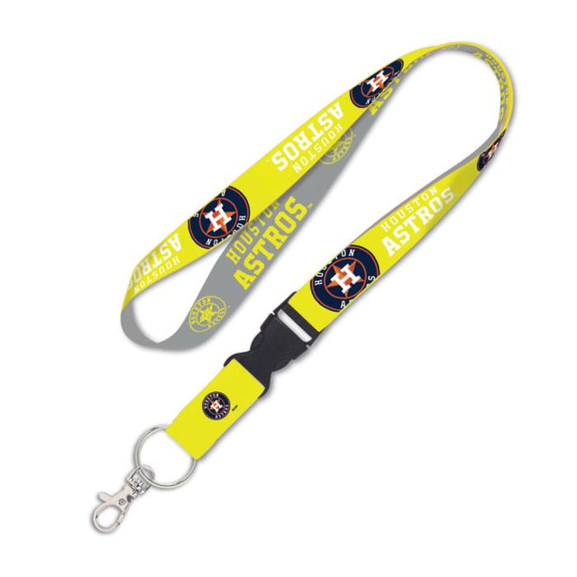 Houston Astros Neon Lanyard w/detachable buckle 1"