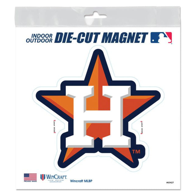 Imanes para exteriores de los Houston Astros de 6" x 6"