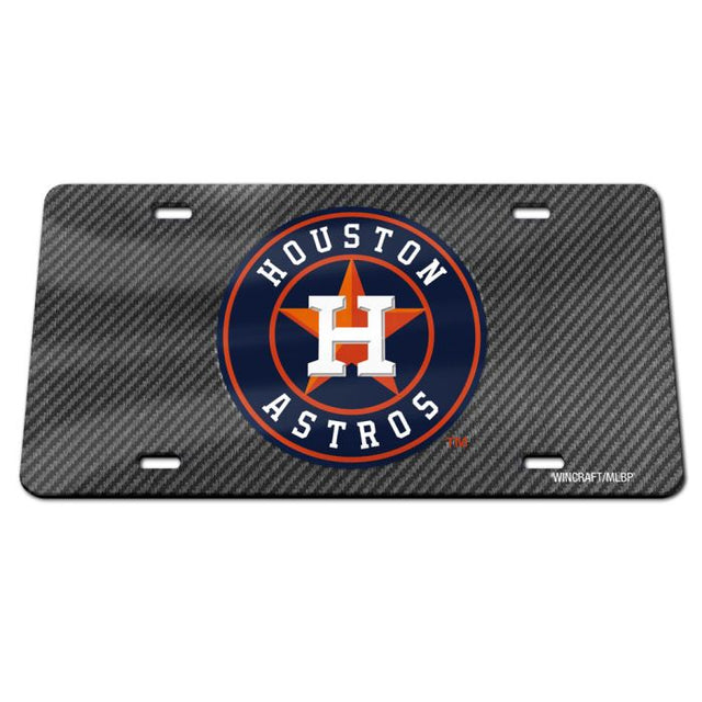 Matrícula acrílica especial de los Houston Astros