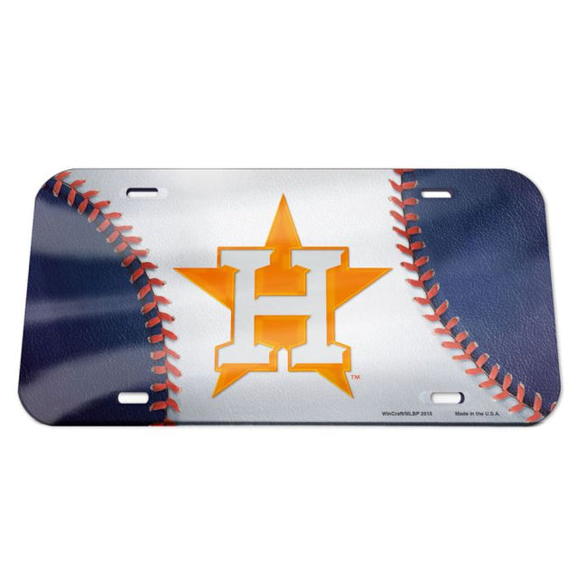 Houston Astros Specialty Acrylic License Plate