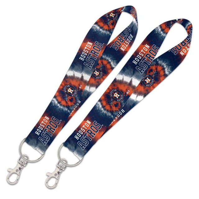 Houston Astros TDYE Lanyard Key Strap 1"