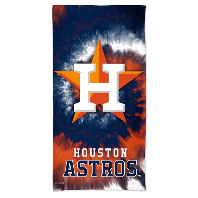 Houston Astros TDYE Spectra Beach Towel 30" x 60"