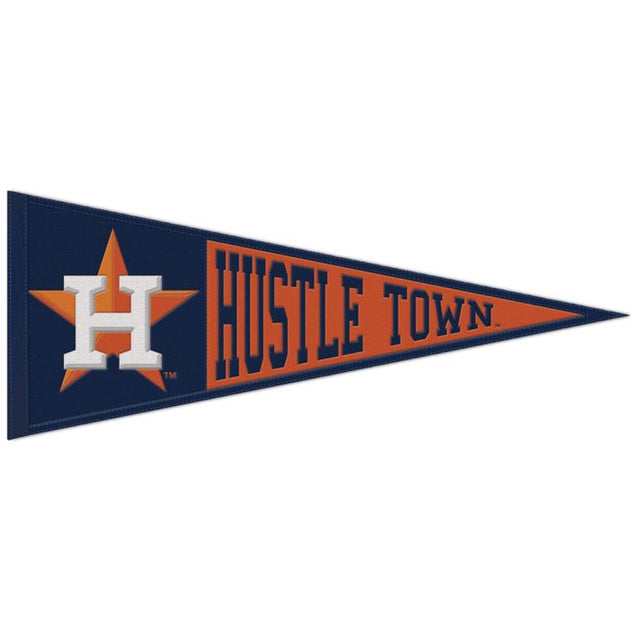 Banderín de lana de los Houston Astros de 13" x 32"