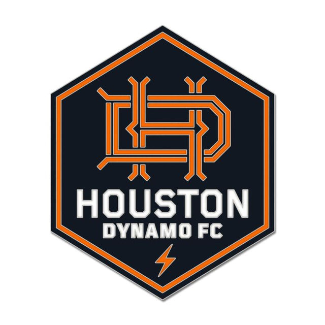 Tarjeta de joyería con pin esmaltado de colección del Houston Dynamo