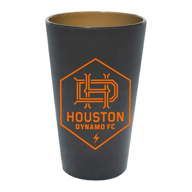 Vaso de pinta de silicona de 16 oz de Houston Dynamo Color