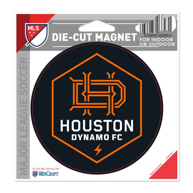 Imán troquelado del Houston Dynamo de 4,5" x 6"