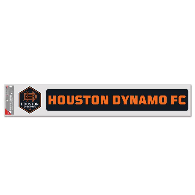 Calcomanías para fanáticos del Houston Dynamo de 3" x 17"