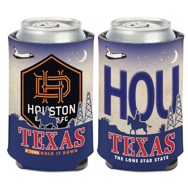 Enfriador de lata con matrícula de Houston Dynamo, 12 oz.