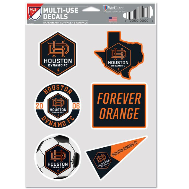 Paquete de 6 ventiladores multiusos del Houston Dynamo