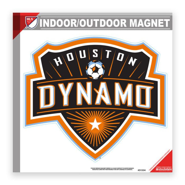 Imanes para exteriores del Houston Dynamo de 6" x 6"