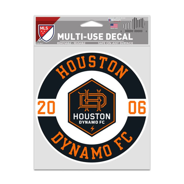 Calcomanías para fanáticos del Houston Dynamo PATCH de 3,75" x 5"