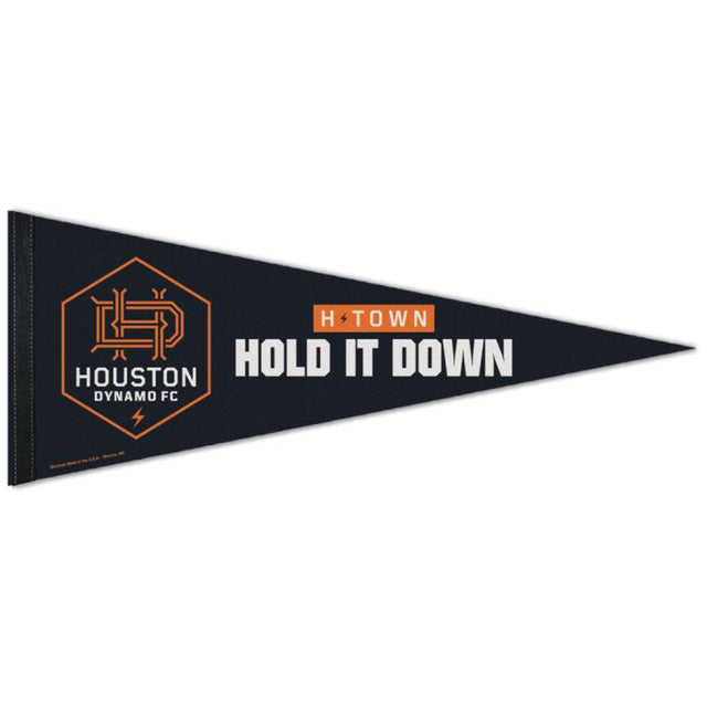 Banderín premium del Houston Dynamo de 12" x 30"