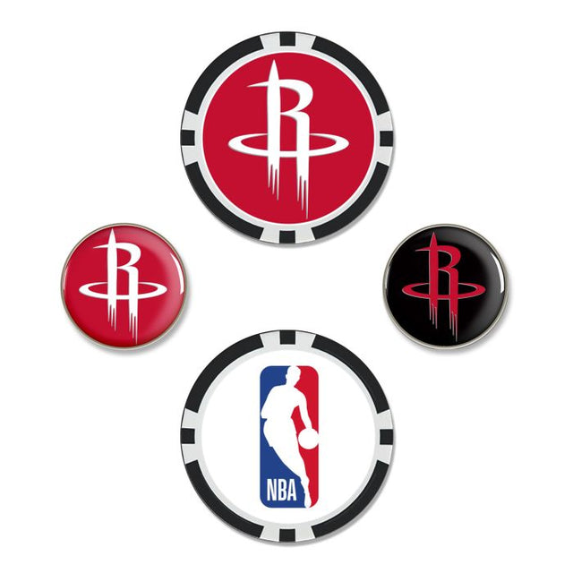 Houston Rockets Ball Marker Set of four