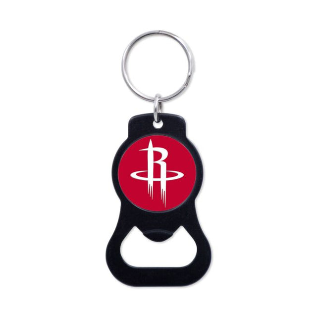 Houston Rockets Black Bottle Opener Key Ring