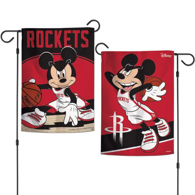 Houston Rockets / Disney Garden Flags 2 sided 12.5" x 18"