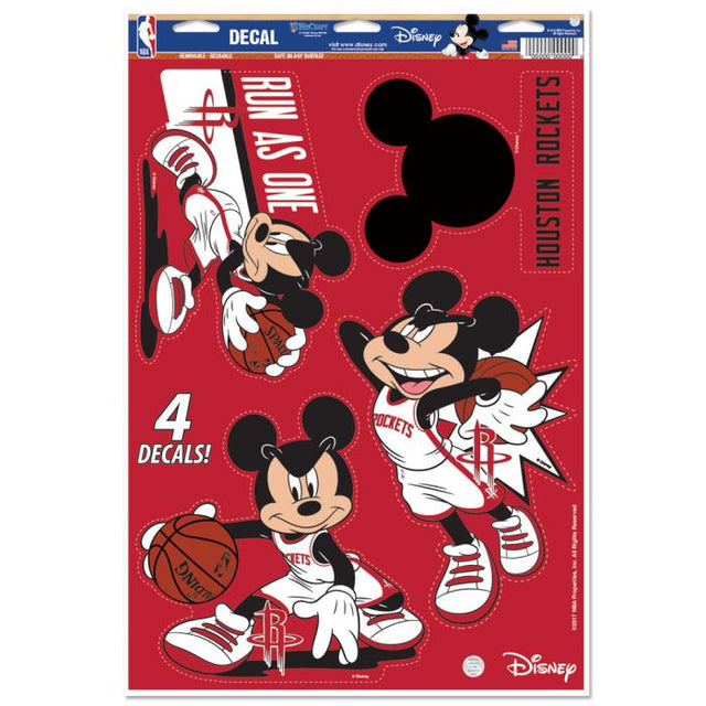 Houston Rockets / Disney Multi-Use Decal 11" x 17"