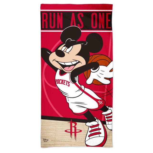 Houston Rockets / Disney Spectra Beach Towel 30" x 60"