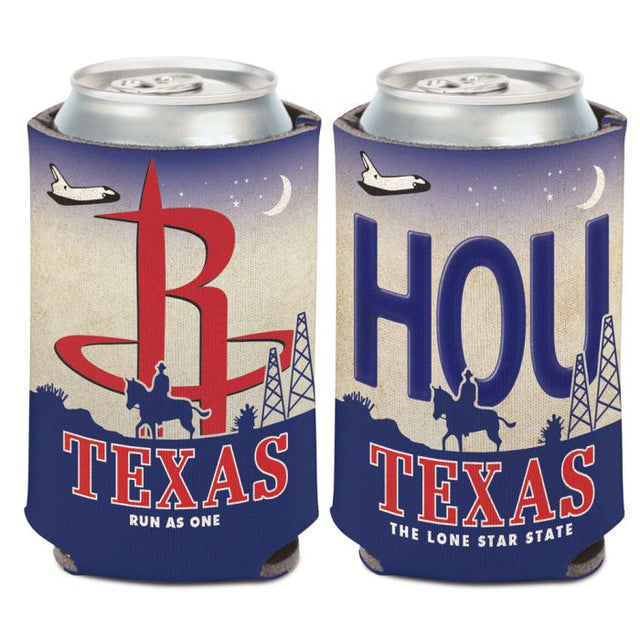 Houston Rockets LICENSE PLATE Can Cooler 12 oz.