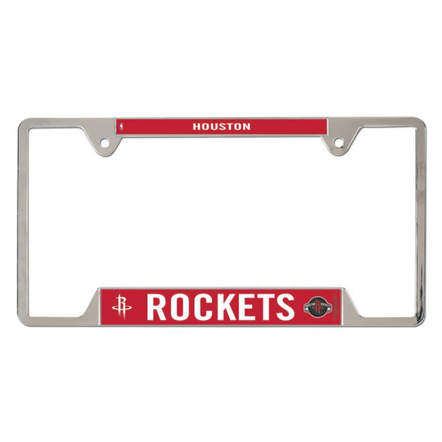 Houston Rockets Metal License Plate Frame