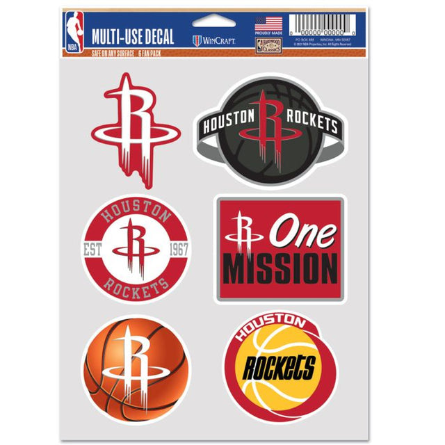 Houston Rockets Multi Use 6 Fan Pack