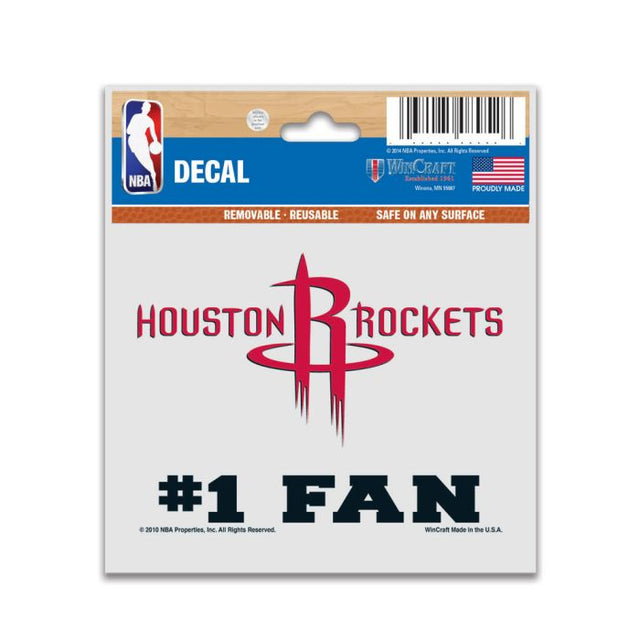 Houston Rockets Multi-Use Decal 3" x 4"