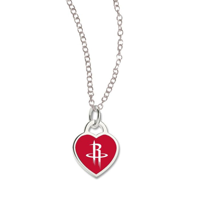 Houston Rockets Necklace w/3D Heart