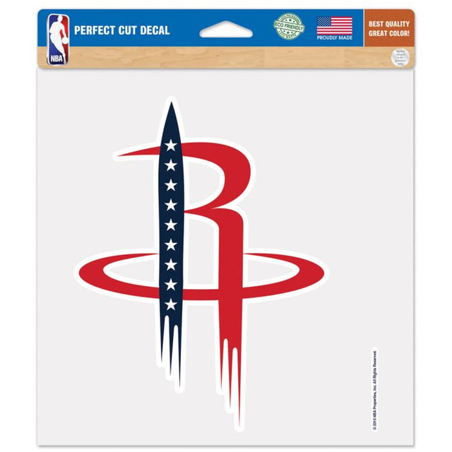 Houston Rockets Perfect Cut Color Decal 8" x 8"