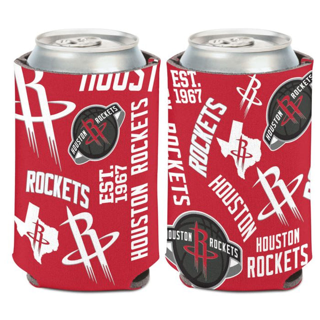 Houston Rockets SCATTER Can Cooler 12 oz.