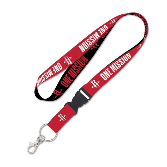 Houston Rockets SLOGAN Lanyard w/detachable buckle 1"