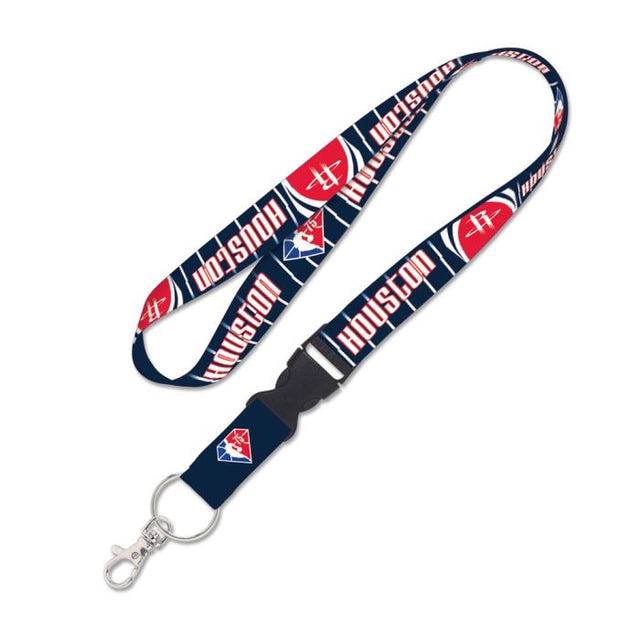 Houston Rockets city Lanyard w/detachable buckle 1"