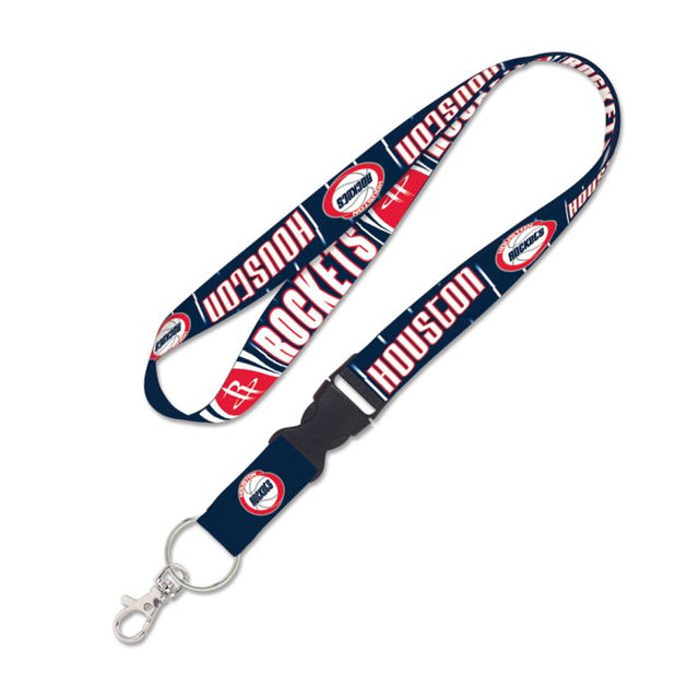 Houston Rockets city Lanyard w/detachable buckle 1"