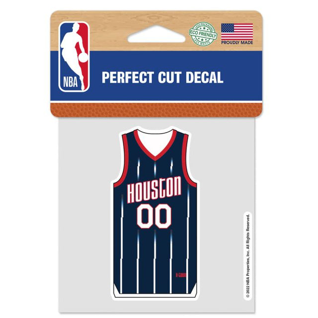 Houston Rockets city Perfect Cut Color Decal 4" x 4"