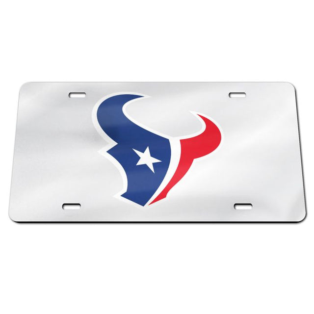 Houston Texans Acrylic Classic License Plates