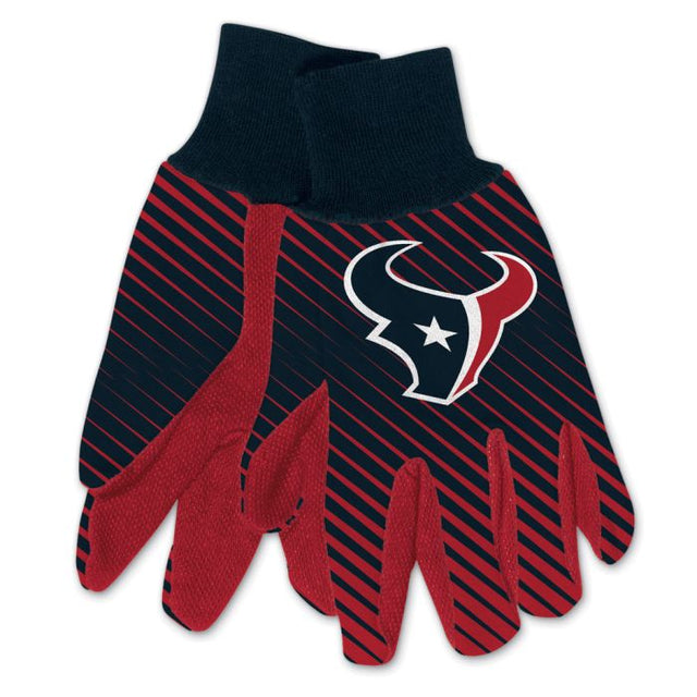 Guantes de dos tonos para adultos de los Houston Texans