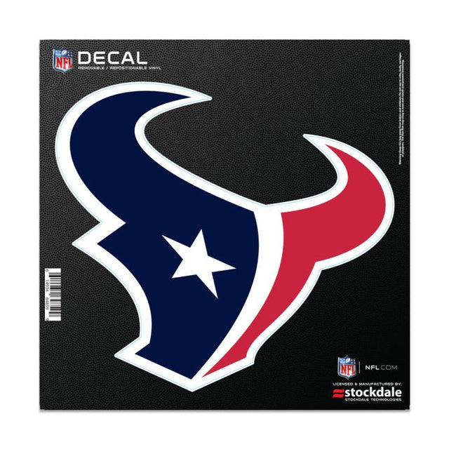 Calcomanía para todo tipo de superficies de los Houston Texans, 6" x 6"