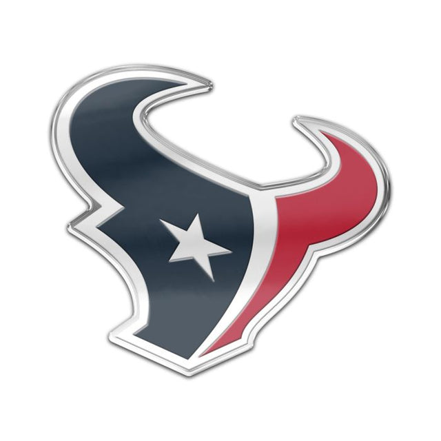 Insignia de auto de los Houston Texans con color