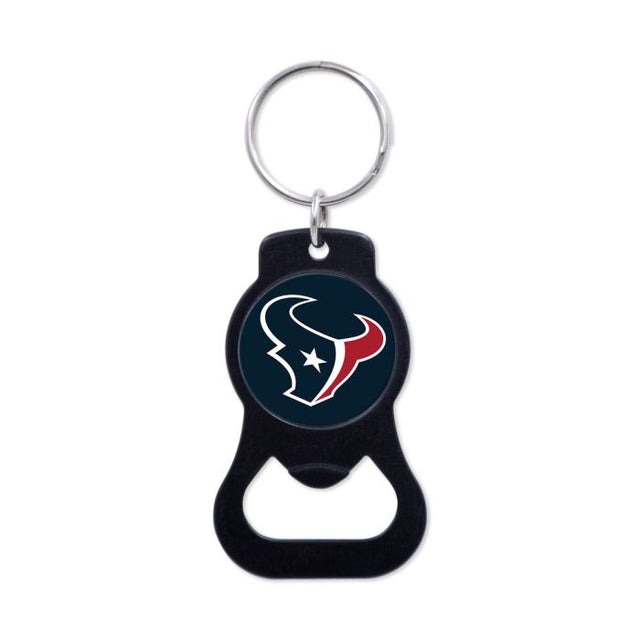 Llavero con abrebotellas de los Houston Texans en color negro