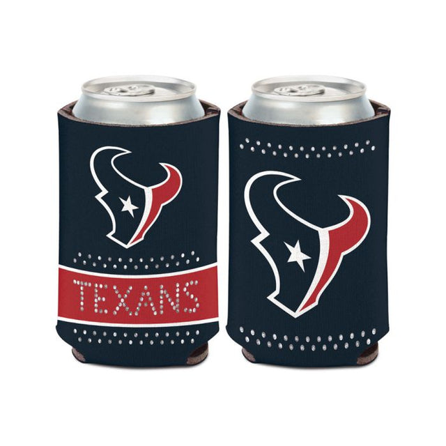 Enfriador de lata Bling de Houston Texans de 12 oz.