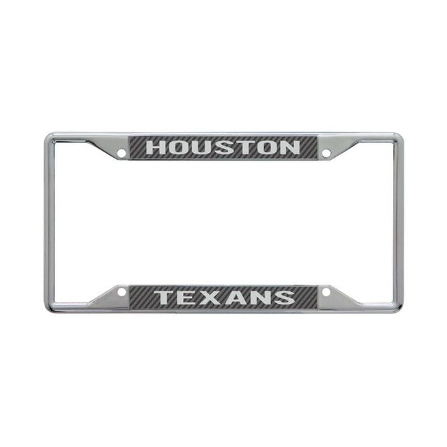 Houston Texans CARBON Lic Plt Frame S/S Printed