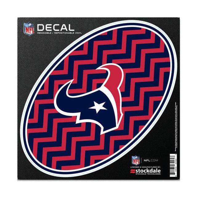 Imanes para exteriores CHEVRON de Houston Texans de 6" x 6"