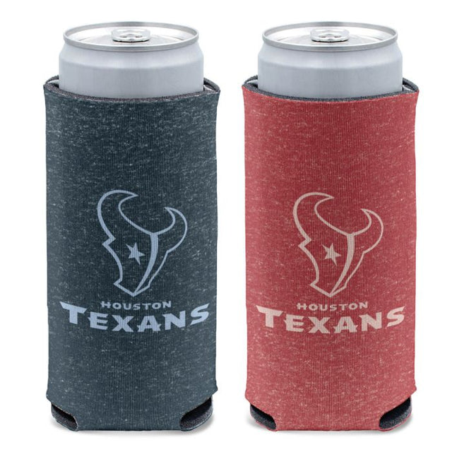 Enfriador de latas delgado de 12 oz de los Houston Texans de color brezo