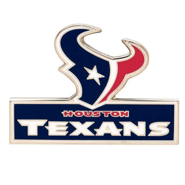 Tarjeta de joyería con pin de colección de los Houston Texans