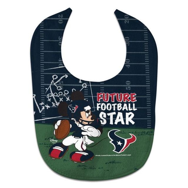 Babero para bebé All Pro de Disney Mickey Mouse de Houston Texans