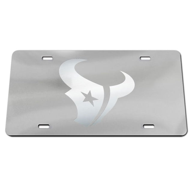 Houston Texans FROSTED Acrylic Classic License Plates