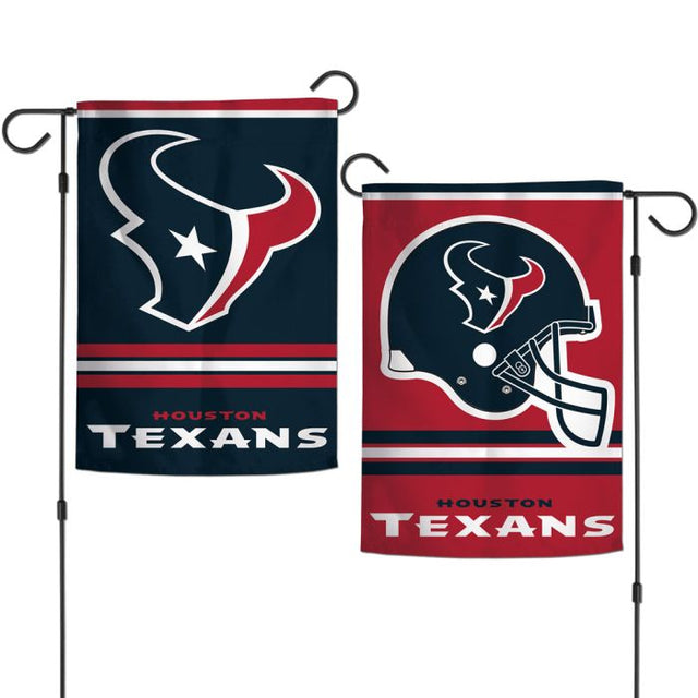 Banderas de jardín de los Houston Texans, de 2 lados, 12,5" x 18"