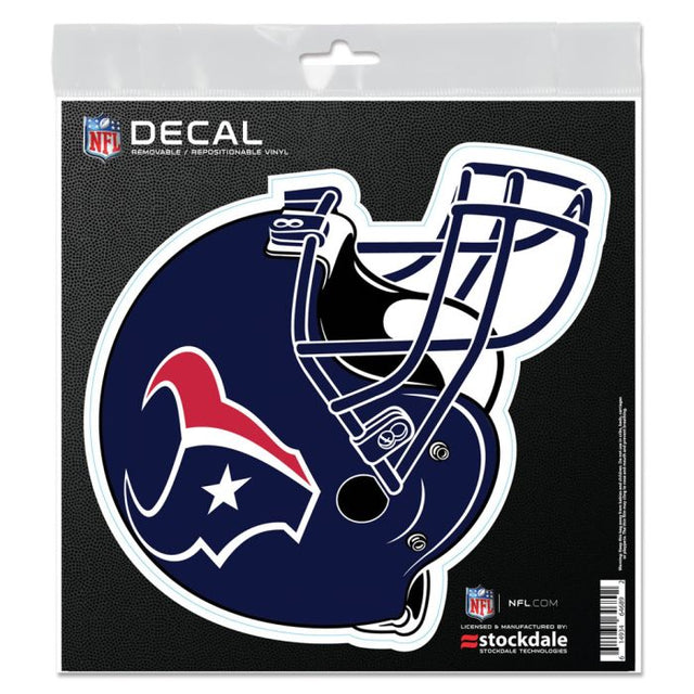 Calcomanía para todo tipo de superficies de los Houston Texans HELMET de 6" x 6"