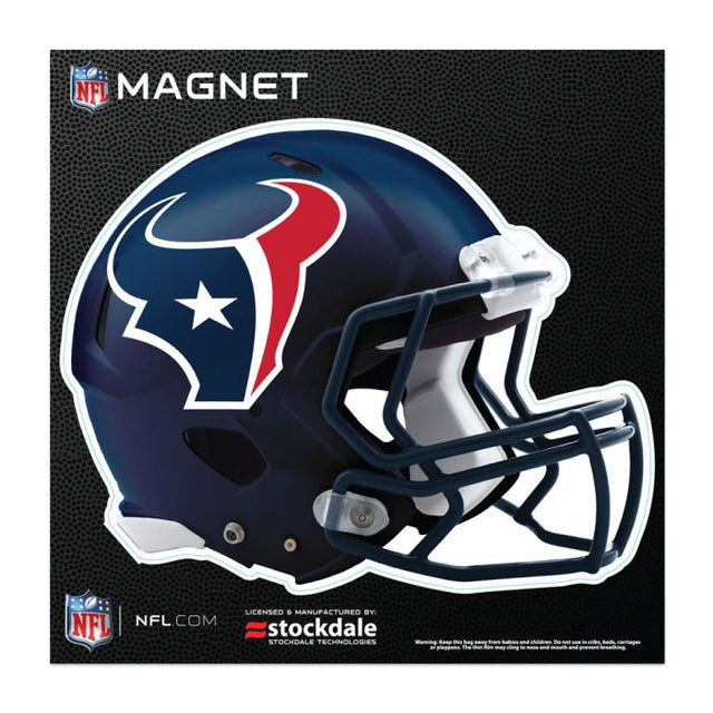 Houston Texans HELMET Outdoor Magnets 6" x 6"