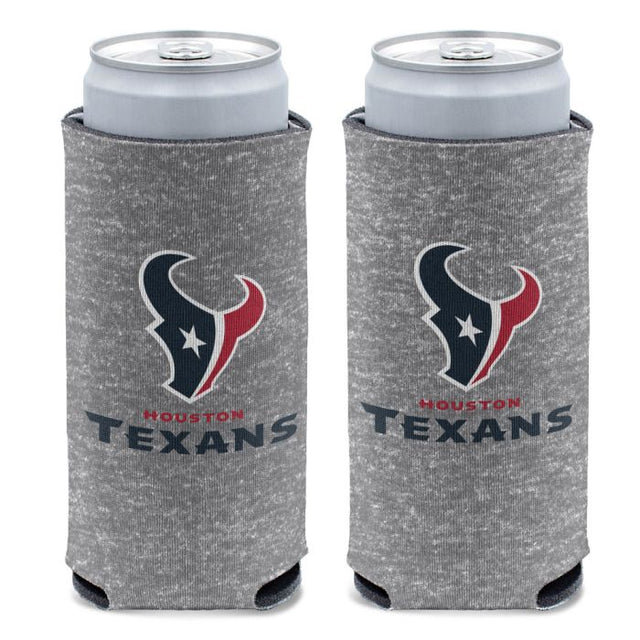 Enfriador de latas delgado de 12 oz de los Houston Texans Heather