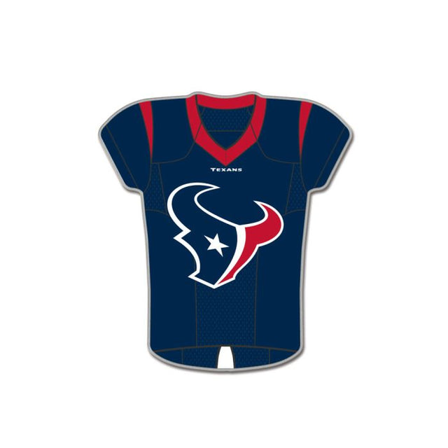 Tarjeta de joyería con pin de colección de la camiseta de los Houston Texans