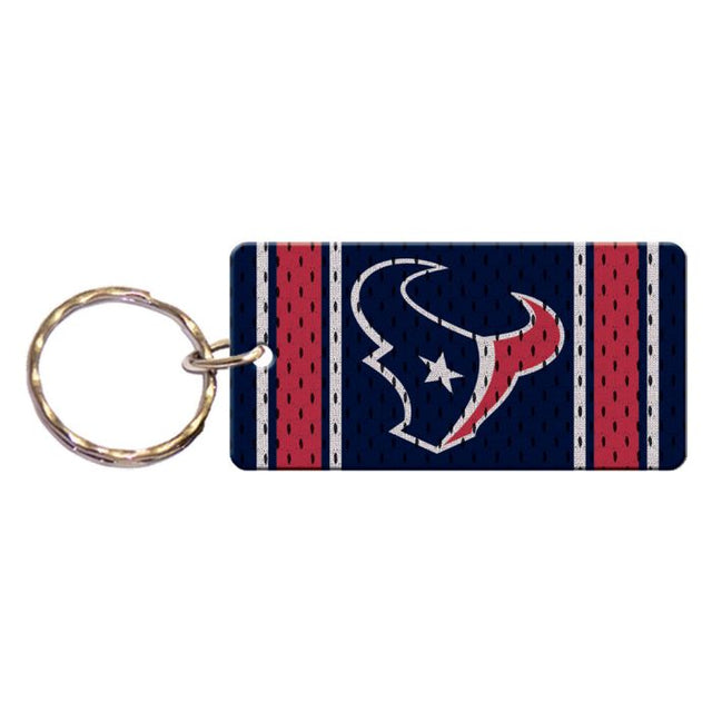 Houston Texans JERSEY Keychain Rectangle